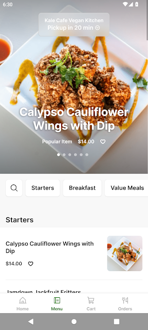 Kale Cafe Juice Bar Screenshot 1