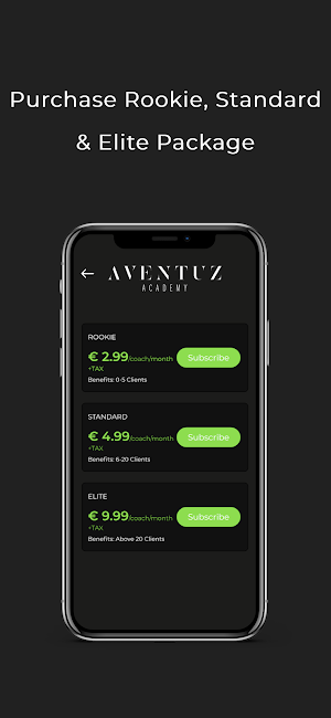 Aventuz Academy - Coach Screenshot 2