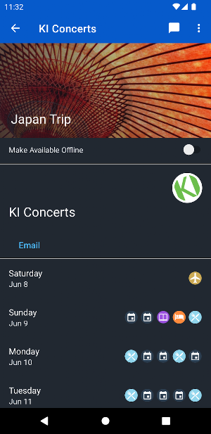 KI Concerts Screenshot 1