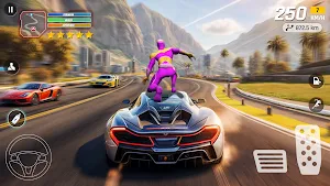 Super Rope Hero: Flying City Screenshot 0