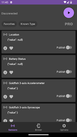 Sensors Mqtt Screenshot 1