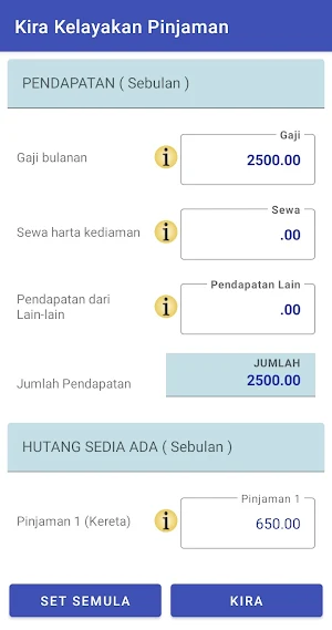 Kira Kelayakan Pinjaman Anda Screenshot 1