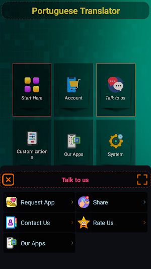 Portuguese Translator Screenshot 1