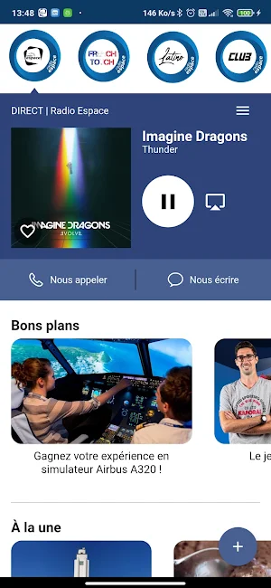 Radio Espace Screenshot 0