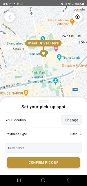 Grand taxi Tirana Screenshot 3