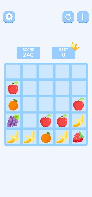 2048 Fruit Crush Screenshot 1