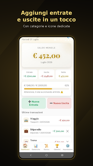 GoldBudget - Budget Planner Screenshot 1