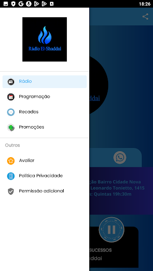Rádio El-Shaddai Screenshot 1