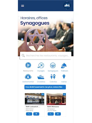 Alloj Restos & Voyages Cacher Screenshot 1