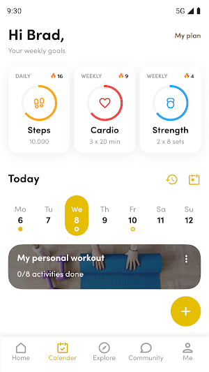 GOLD FITNESS APP Screenshot 0