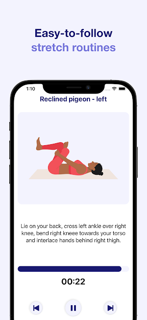 Stretch15: Beginner Stretching Screenshot 2