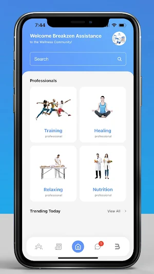 Breakzen - Wellness Coach App Screenshot 1