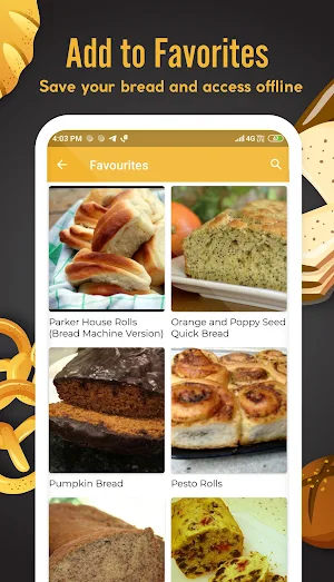 Bread Recipes Screenshot 2