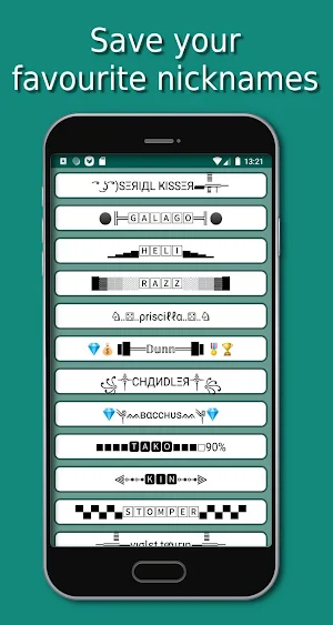 Nickname Generator. Screenshot 3