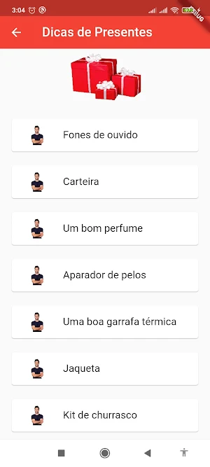 Dicas De Presentes Screenshot 2