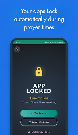 Prayer Time App Blocker Screenshot 0