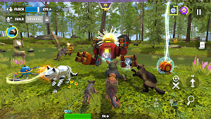 Wolf Hero: Animals vs Robots Screenshot 3