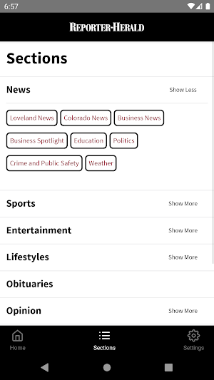 Loveland Reporter-Herald Screenshot 2