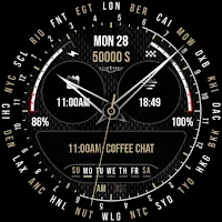 World Time Watch Face 038