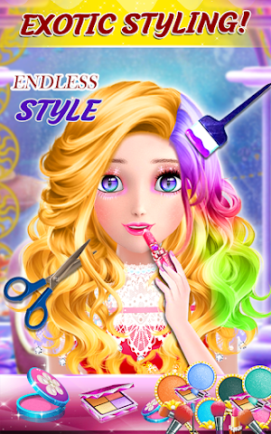 Super Fashion Stylist Model-Makeup Dress up game 2 Screenshot 2
