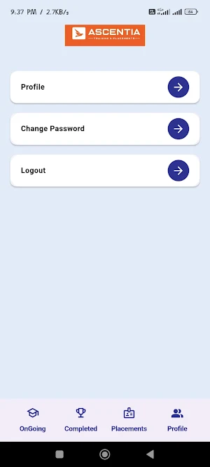 ASCENTIA - Student App Screenshot 3