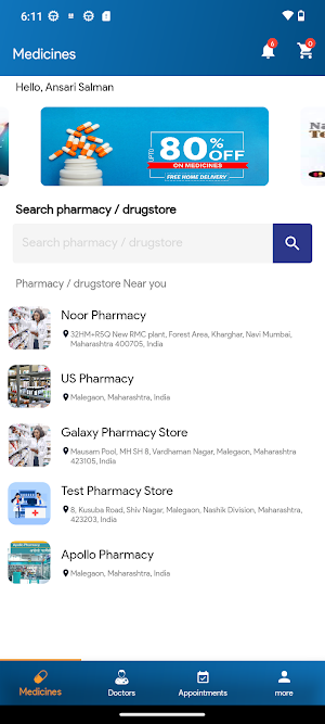 EMR & Appointment Booking Screenshot 2