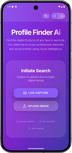 Profile Finder Ai - Face Check Screenshot 1