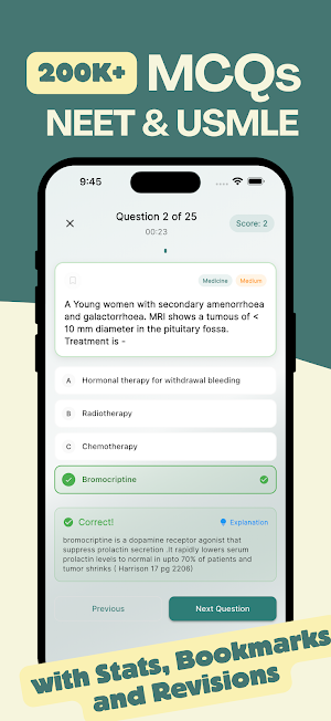MedDose Pro - MCQs & Diseases Screenshot 1