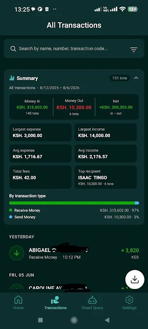 Ganjitrail - Money Manager Screenshot 1