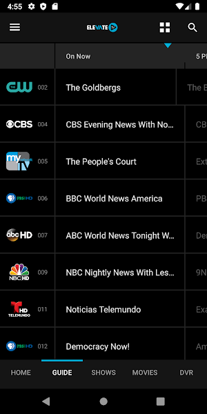 Elevate TV Screenshot 1