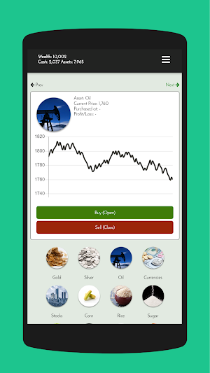 Simple Trading Simulator Screenshot 1