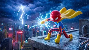 Nexplay Stickman Rope Hero 3D Screenshot 0