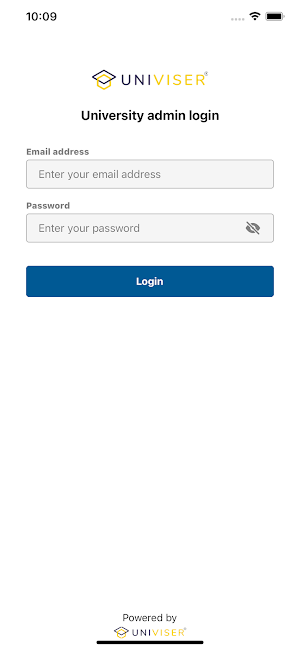 Univiser Admin Screenshot 0