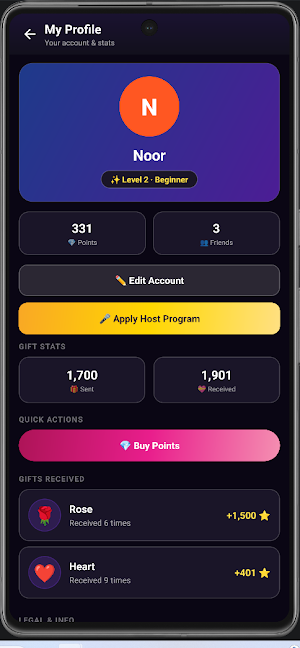 Talkora - Voice Chat Rooms Screenshot 3
