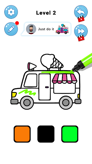 Car Coloring ASMR: Truck Robot Screenshot 1