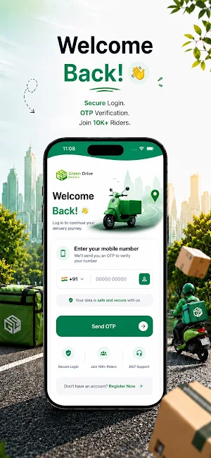 GreenDrive Delivery Screenshot 1