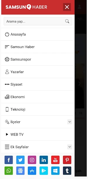 Samsun E Haber Screenshot 1