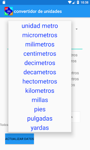 Convertidor de unidades de longitud Screenshot 3