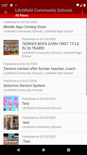 Litchfield Community Schools Screenshot 2