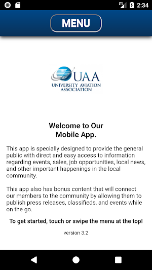 UAA Mobile App Screenshot 0