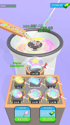 Cotton Candy Idle Screenshot 2