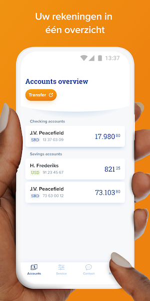 Hakrinbank Mobile Banking Screenshot 1