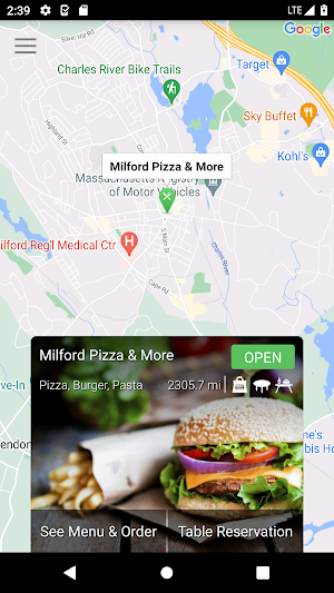 Milford Pizza & More Screenshot 1