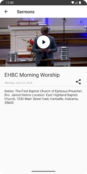 East Highland Baptist Church Screenshot 3