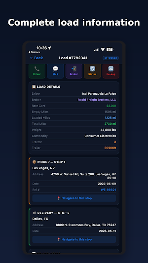 GILoad — AI Dispatch Workspace Screenshot 2
