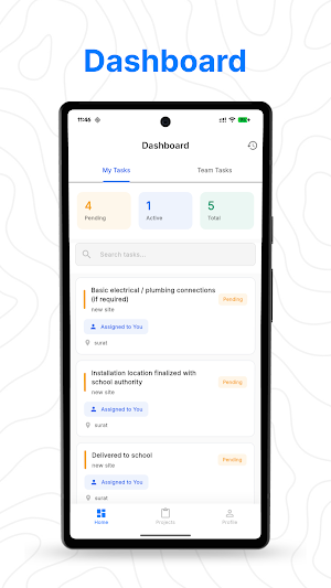 KG Infra - Task Manage Screenshot 1