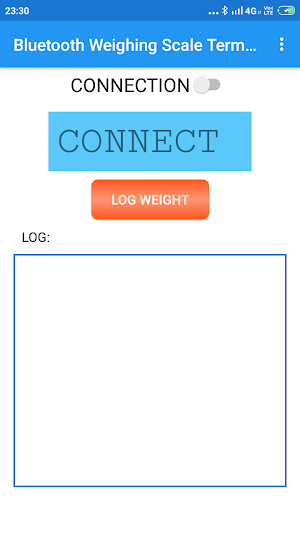 Bluetooth Weighing Scale Terminal Screenshot 0
