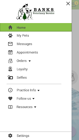 Banks Veterinary Service Screenshot 2