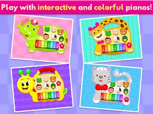 Musical Toy Piano For Kids Screenshot 1