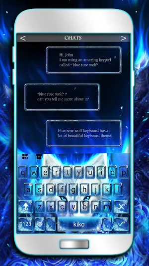 Surreal Wolf Keyboard Theme Screenshot 2